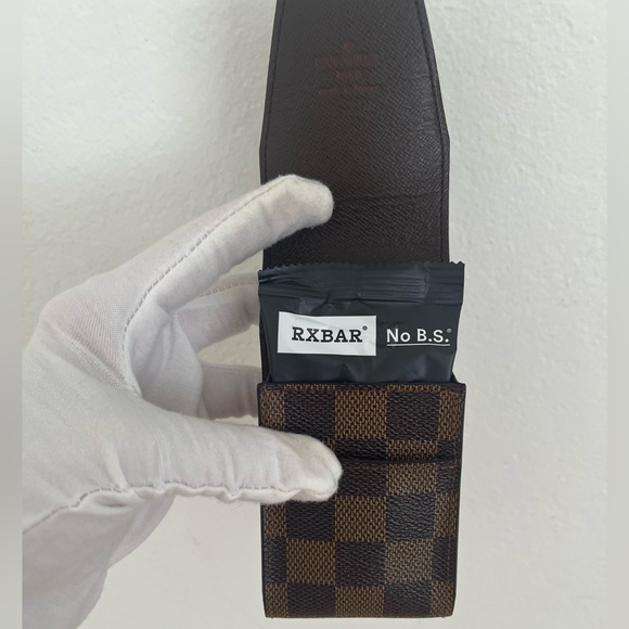 Louis Vuitton Damier Ebene Cigarette Accessory Case Unisex EUC COA Circa 2007 - Picture 9 of 17